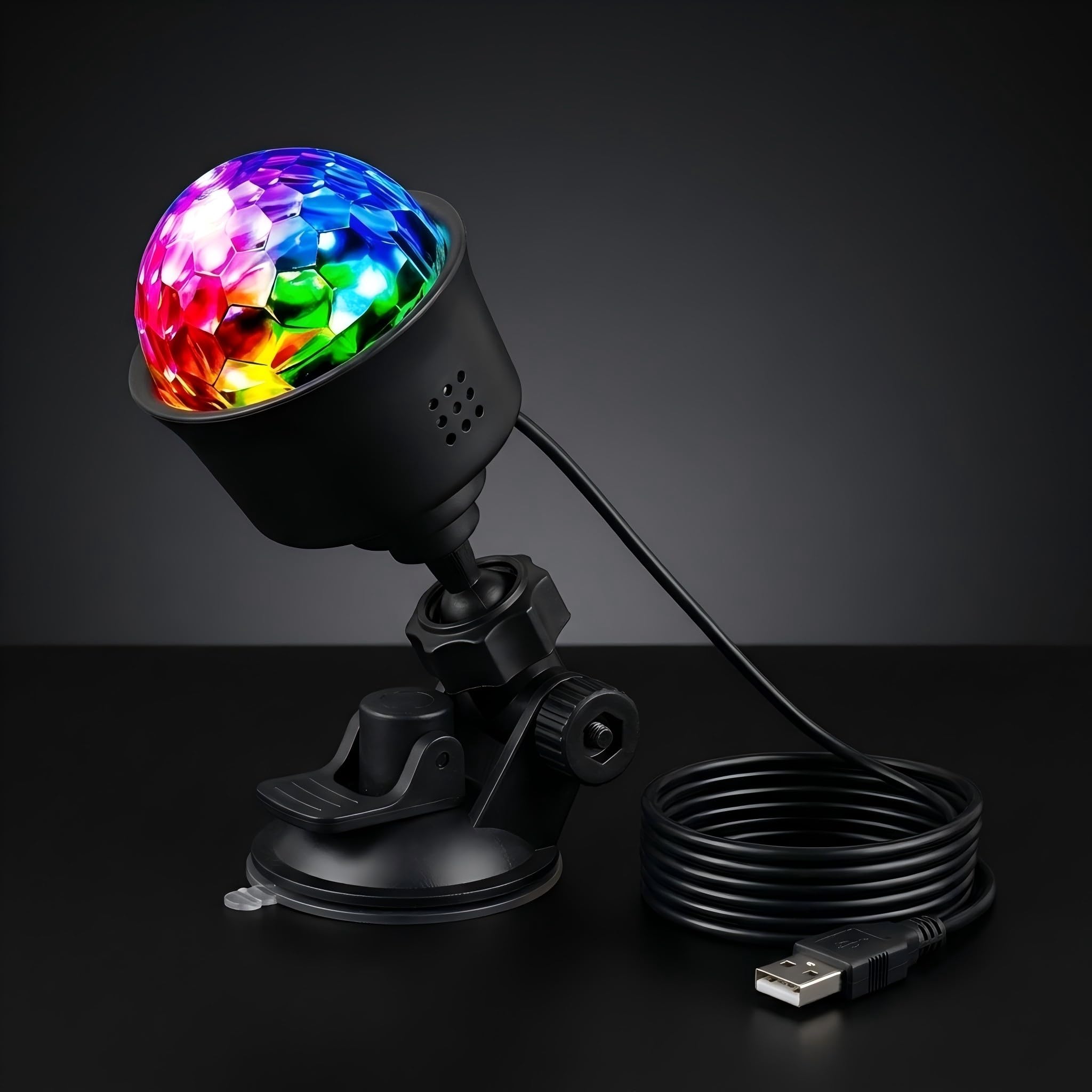 Amazon.co.jp: 【USB、360°調節可能、車、ホームデコレーション】ミニ